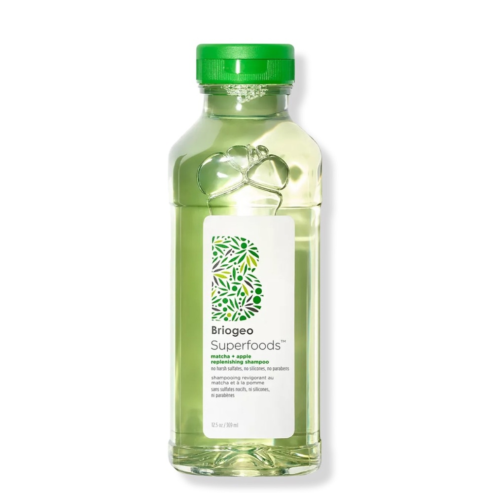 Briogeo Superfoods Matcha + Apple Replenishing Shampoo — Green